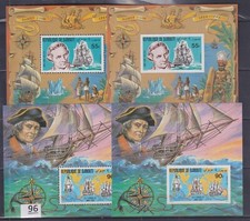 LL DJIBOUTI 1980 - MNH - PERF+IMPERF - NAVIOS, J. COOK comprar usado  Enviando para Brazil