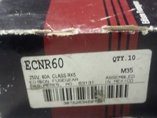 Novo FUSÍVEL BULLET ECNR60 250V 60 AMP TIME DELAY RK5 Caixa de 10 comprar usado  Enviando para Brazil