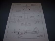 VINTAGE..ZIVKO EDGE 540..3-VIEWS/CROSS SECTIONS/SPECS..RARE! (331A) comprar usado  Enviando para Brazil