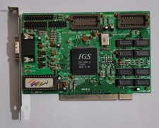 Używany, Surf Multimedia (?) Karta graficzna IGA16802 PCI (IGS IGA 1682_A, 1MB, retro, 1996) na sprzedaż  PL