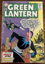 Lanterna Verde #15 1962 "Perigo do Mundo Amarelo!"   Quadrinhos da DC da Era de Prata comprar usado  Enviando para Brazil