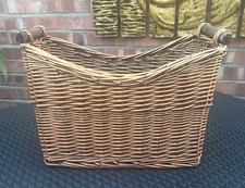 Vintage woven wicker for sale  PRESTON