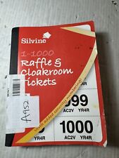 Silvine cloakroom raffle for sale  COVENTRY