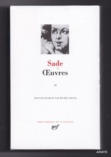Sade oeuvres pléiade d'occasion  Pézenas