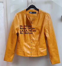 Zara kunstlederjacke jacke gebraucht kaufen  Deutschland