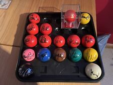 Signed snooker balls for sale  COLDSTREAM