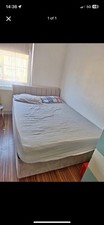 Cream double bed for sale  ILFORD