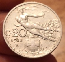 Moneta centesimi 1913 usato  Olbia