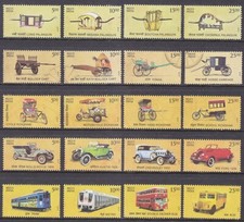 JUEGO INDIA 2017/20 SELLOS MEDIOS DE TRANSPORTE A TRAVÉS DE LAS EDADES. MNH segunda mano  Embacar hacia Mexico