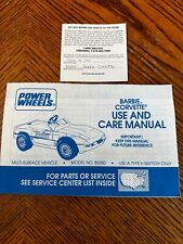 Barbie corvette power for sale  Southampton