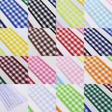Gingham ribbon 5mm for sale  CARSHALTON