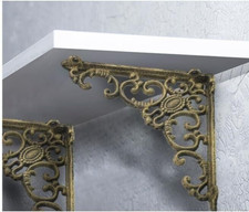 shelf brackets brass for sale  Wellsboro