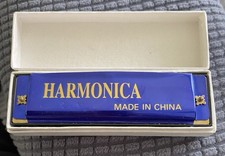 Blue harmonica made for sale  ABINGDON