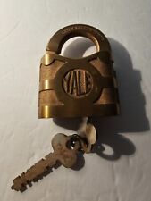 Usado, BLOQUEIO VINTAGE YALE Y&T (YALE & TOWN MFG CO) COM CHAVE FUNCIONANDO comprar usado  Enviando para Brazil