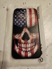 Capa telefone para iPhone 14 bandeira americana Skelton novo pacote aberto comprar usado  Enviando para Brazil