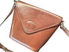 Bolsa de mão feminina vintage de couro genuíno marrom bolsa feita à mão comprar usado  Enviando para Brazil