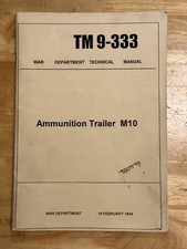Tm9 333 technical for sale  HITCHIN