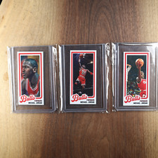 1984 85 Michael Jordan Rookie RC Supermini NO 1986 Fleer CONJUNTO 1-3 comprar usado  Enviando para Brazil