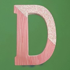 Carta inicial decorativa independente ou pendurada ~ D ~ Decoração de álbum de recortes rosa comprar usado Carta inicial decorativa independente ou pendurada ~ D ~ Decoração de álbum de recortes rosa comprar usado  Enviando para Brazil