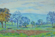 Pintura antiga paisagem impressionista levantada do país basco para 1930 comprar usado  Enviando para Brazil