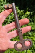 GRANDE CHAVE ESQUELETO DE CANO ABERTO DE FERRO ANTIGA 5 1/2" comprar usado  Enviando para Brazil