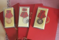 Ddr verdienstmedaillen bronze gebraucht kaufen  Didderse