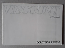 Vauxhall viscount colours for sale  BOURNE