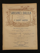 Sansone dalila opera usato  Albano Laziale