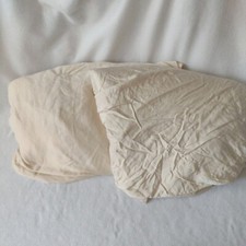 Conjunto de 2 Lençóis King Cozy Earth Fitted Marfim Creme de Viscose Bambu Macia Roupa de Cama comprar usado  Enviando para Brazil