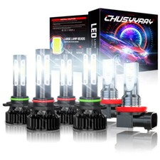 Farol alto/baixo + luz de neblina O 6×LED para Toyota Corolla 2009 2010 2011 2012 2013 comprar usado  Enviando para Brazil