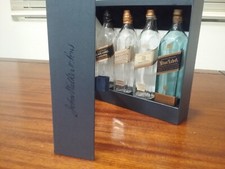 CONJUNTO DE UÍSQUE ESCOCÊS MISTURADO "4 GARRAFAS VAZIAS" JOHNNIE WALKER COLLECTION OURO AZUL comprar usado  Enviando para Brazil