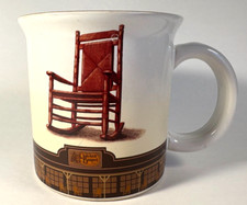 Caneca de café Cracker Barrel Old Country Store família restaurante cadeira de balanço em excelente estado usado comprar usado  Enviando para Brazil