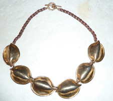 Beau collier doré d'occasion  Villersexel