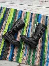 Botas femininas de couro vintage de aço com alças tamanho EUA 9 comprar usado  Enviando para Brazil