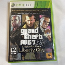 Grand Theft Auto IV e Episodes From Liberty edição completa Microsoft XBOX 360, usado comprar usado  Enviando para Brazil