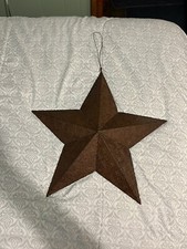 Faceted metal star for sale  Maceo