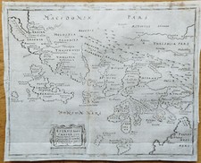 Griechenland epirus karte gebraucht kaufen  Neuendettelsau