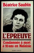Béatrice saubin épreuve d'occasion  Villefranche-de-Lauragais