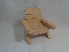 Usado, Cadeira de madeira para piscina/quintal/deck para casa de bonecas comprar usado  Enviando para Brazil