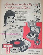 Publicite teppaz electrophone d'occasion  Cires-lès-Mello