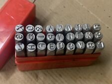 Letter stamps punches for sale  Shipping to Ireland