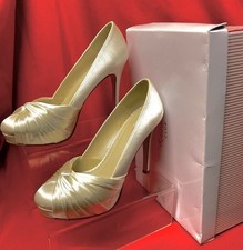 Cream satin high for sale  BRIDGEND