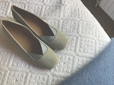Pale blue suede for sale  HOOK