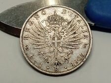 1905 R Itália prata 1 lira bom estado! DATA CHAVE RARA comprar usado  Enviando para Brazil