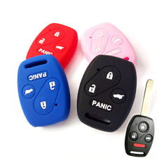 Capa chaveiro de carro silicone sem chave controle remoto 4 botões para Honda Accord Civic comprar usado  Enviando para Brazil