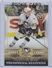 CARTÃO DE NOVATO SIDNEY CROSBY Penguins 2005 NHL #1 DRAFT PICK Deck Superior HÓQUEI RC! comprar usado  Enviando para Brazil