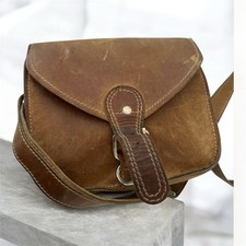 Brown leather bag for sale  UK