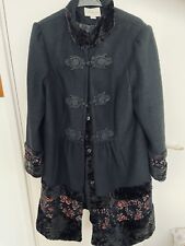 Black monsoon coat for sale  HARROGATE