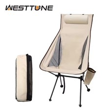Cadeira de acampamento dobrável portátil WESTTUNE com encosto de cabeça cadeiras turísticas leves comprar usado  Enviando para Brazil