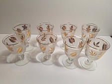 gold stemware vintage for sale  Zephyrhills